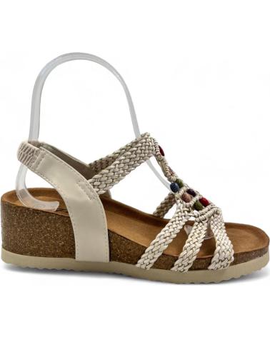 Woman Sandals TIMBOS SANDALIA CUNA COMODA MUJER 130161 BEIGE