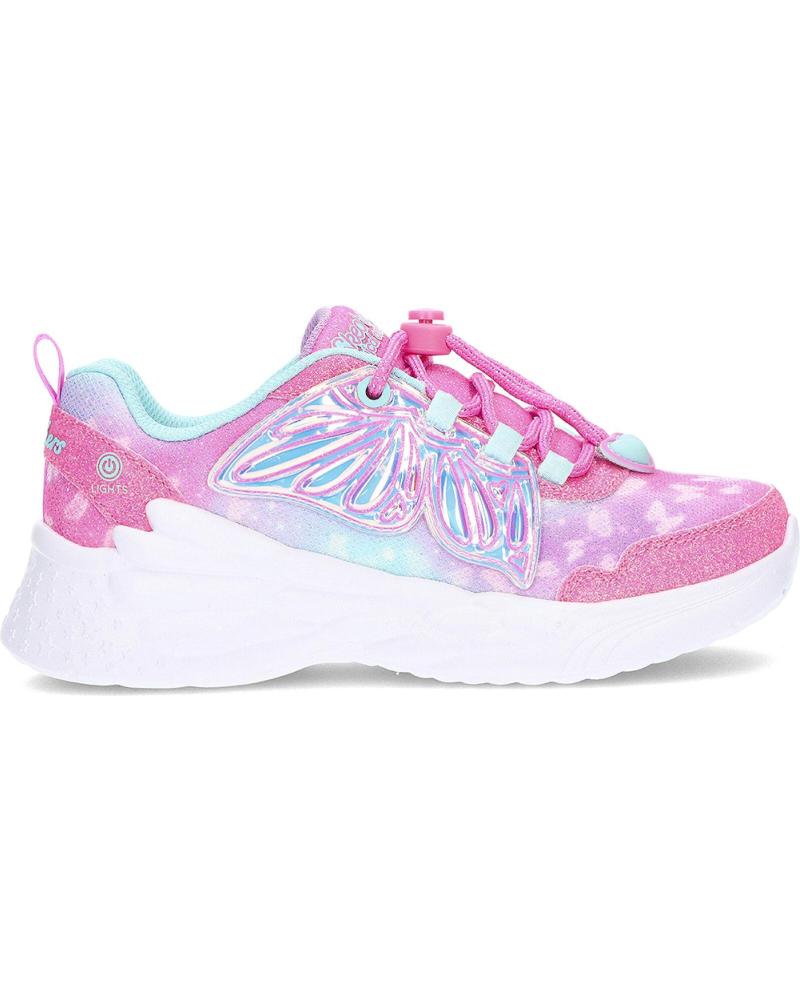 girl Trainers SKECHERS DEPORTIVA 303055L WING BRITES PINK