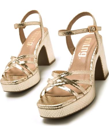 Sandalen für Damen MTNG SANDALIA MUSLIEF COLOR ORO 12660 AMARILLO