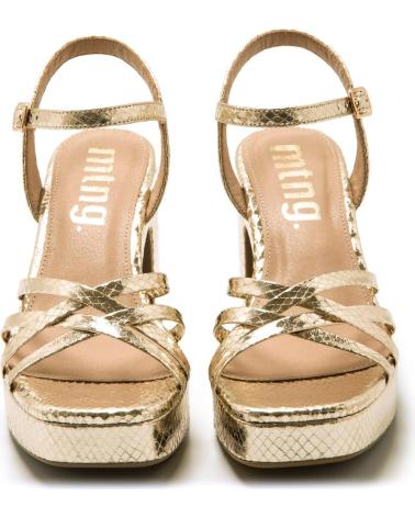 Sandalen für Damen MTNG SANDALIA MUSLIEF COLOR ORO 12660 AMARILLO