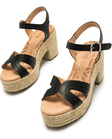 Sandálias de Mulher MTNG SANDALIAS DE TACON DE MUJER 51730 SANDALIAS DE TACON NEGRO