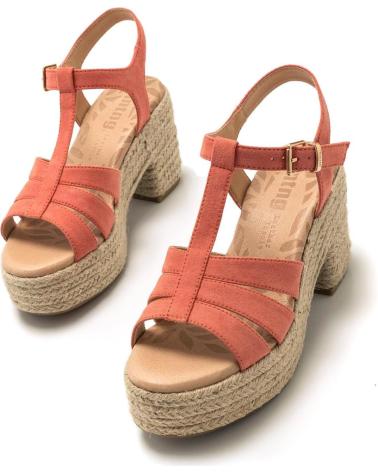 Sandálias de Mulher MTNG SANDALIAS DE TACON DE MUJER 51820 SANDALIAS DE TACON NARANJA