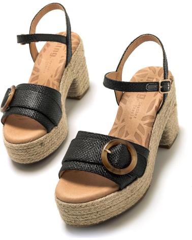 Sandales pour Femme MTNG SANDALIAS DE TACON DE MUJER 59607 SANDALIA DE TACON NEGRO
