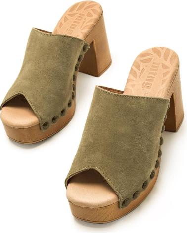 Sandales pour Femme MTNG SANDALIAS DE TACON DE MUJER 53672 SANDALIAS DE MUJER VERDE