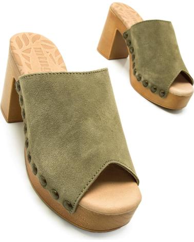 Sandales pour Femme MTNG SANDALIAS DE TACON DE MUJER 53672 SANDALIAS DE MUJER VERDE