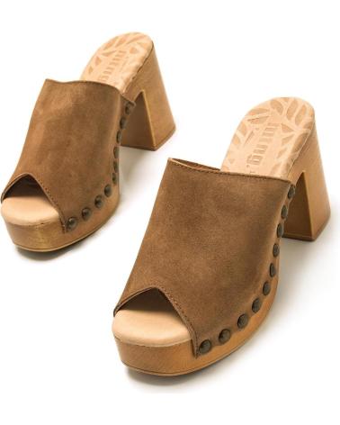 Sandalen für Damen MTNG SANDALIAS DE TACON DE MUJER 53672 SANDALIAS DE MUJER MARRON MARRóN