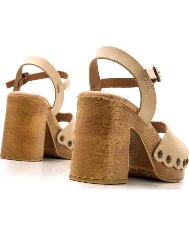 Sandalen für Damen MTNG SANDALIAS DE TACON DE MUJER 53903 SANDALIAS DE MUJER BEIGE