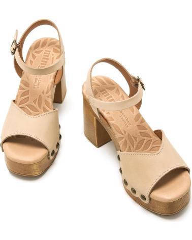Sandalen für Damen MTNG SANDALIAS DE TACON DE MUJER 53903 SANDALIAS DE MUJER BEIGE