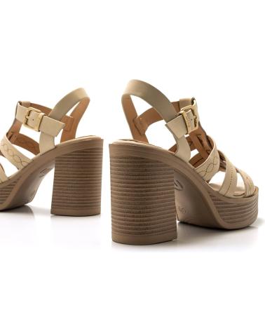 MTNG 53384 C54279 VAQUET CREAM HIGH-HEEL SANDALS VAQUET CREMA