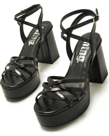 Sandales pour Femme MTNG SANDALIAS DE TACON DE MUJER 54153 SANDALIAS NEGRO