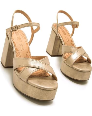 Sandales pour Femme MTNG SANDALIAS DE TACON DE MUJER 53822 SANDALIAS DE MUJER GOLD