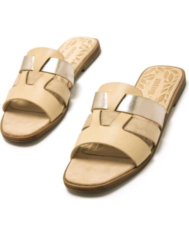 Sandales pour Femme MTNG SANDALIAS PLANAS DE MUJER 59731 SANDALIAS DE MUJER GOLD