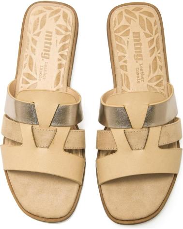 Sandales pour Femme MTNG SANDALIAS PLANAS DE MUJER 59731 SANDALIAS DE MUJER GOLD