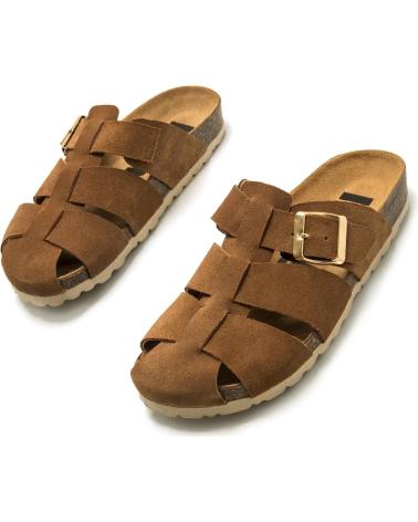 Sandales pour Femme MTNG SANDALIAS PLANAS DE MUJER 59375 SANDALIAS PLANAS MARRON MARRóN