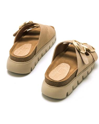 Sandálias de Mulher MTNG SANDALIAS PLANAS DE MUJER 54160 SANDALIAS BEIGE