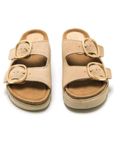 Sandálias de Mulher MTNG SANDALIAS PLANAS DE MUJER 54160 SANDALIAS BEIGE