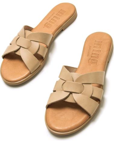 Woman Sandals MTNG SANDALIAS PLANAS DE MUJER 59580 SANDALIAS PLANAS BEIGE