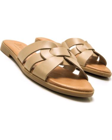 Woman Sandals MTNG SANDALIAS PLANAS DE MUJER 59580 SANDALIAS PLANAS BEIGE