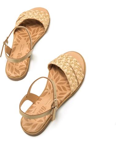 Sandalen für Damen MTNG 54136 C55828 SPECIAL RAFFIA BRAID ARENA - WOLD CHAMPAGNE