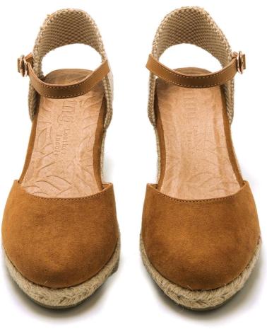 Sandalias de Mujer MTNG CUNAS MUSTANG 52194 MUJER CUERO MARRóN