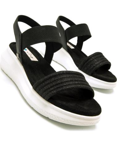 Woman Sandals MTNG SANDALIAS MUSTANG COTTON PARA MUJER EN COLOR NEGRO