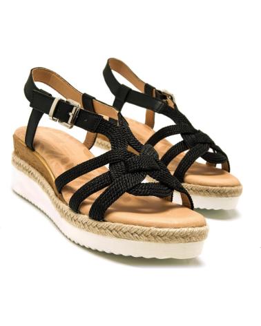 Sandali per Donna MTNG SANDALIA CUA PLANTA DE PIEL MUSTANG NEGRO
