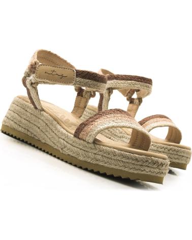 Sandales pour Femme MTNG SANDALIAS DE CUNA DE MUJER 51693 SANDALIAS DE CUNA BEIGE