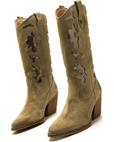 Botas de Mulher MTNG BOTAS DE TACON DE MUJER 53652 BOTAS VERDE