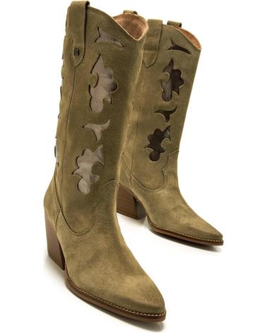 Botas de Mulher MTNG BOTAS DE TACON DE MUJER 53652 BOTAS VERDE