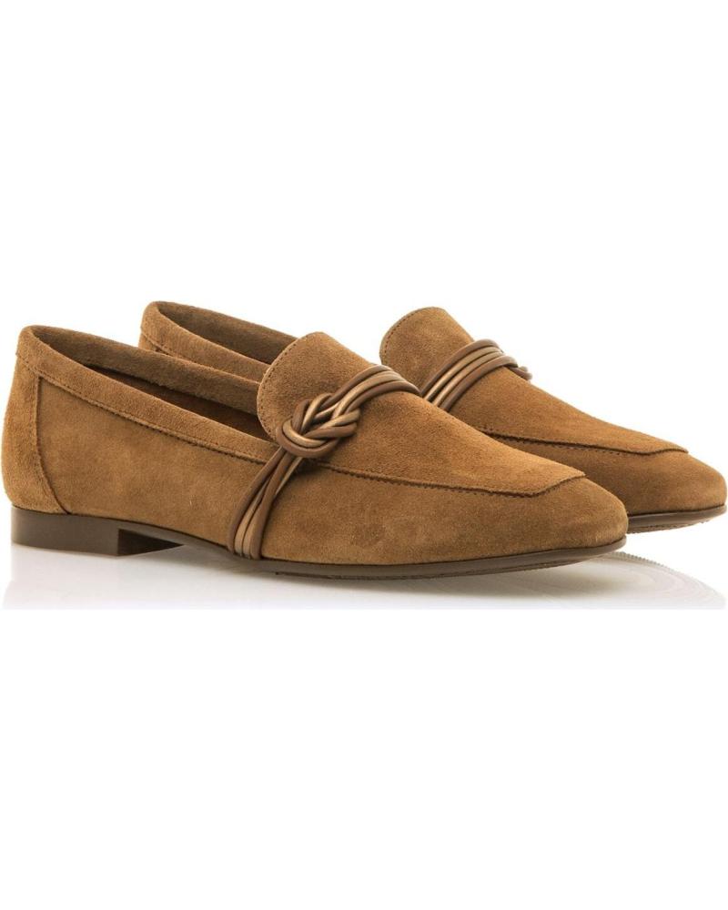 Scarpe-De-Mujer-MTNG-MOCASIN-CAMILLE-PIEL-SERRAJE-ADORNO-NUDO-MUSTANG-MARRóN