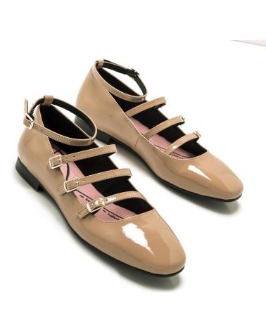 Chaussures pour Femme MTNG ZAPATOS PLANOS DE MUJER 59777 ZAPATO PLANO BEIGE