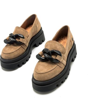 Halbschuhe für Damen MTNG ZAPATOS PLANOS DE MUJER 51041 ZAPATOS DE CHICA MARRON MARRóN