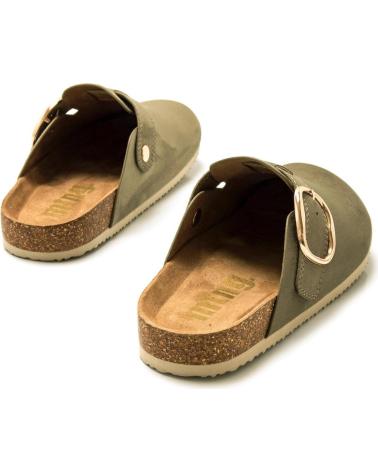 Sandales pour Femme MTNG ZAPATOS PLANOS DE MUJER 59551 ZUECO VERDE