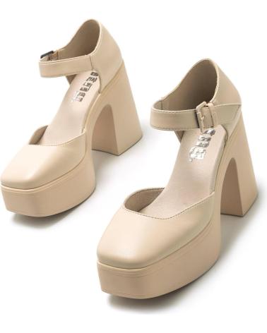Zapatos de Mujer MTNG ZAPATOS DE TACON DE MUJER 53163 ZAPATOS DE TACON BEIGE