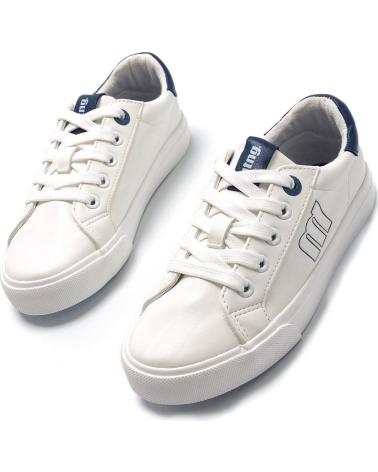 Sportivo per Bambina e Bambino MTNG ZAPATILLAS DE DEPORTE MUSTANG BLANCO Y ROSA