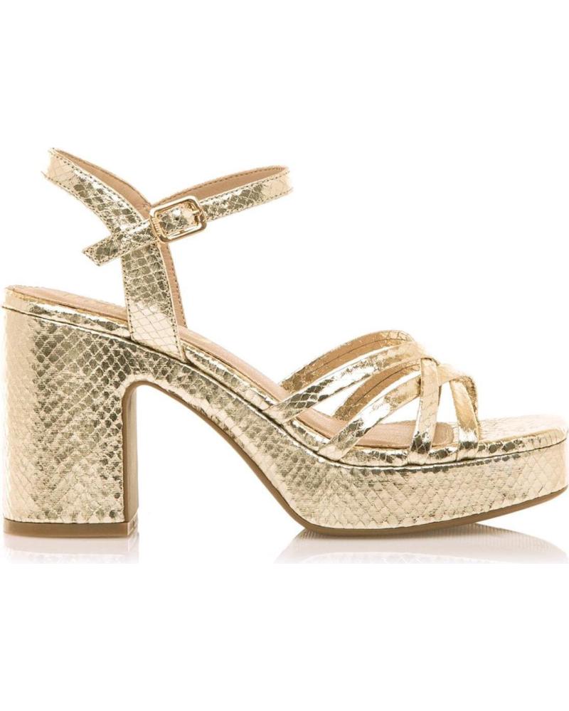 Sandalen für Damen MTNG SANDALIA MUSLIEF COLOR ORO 12660 AMARILLO