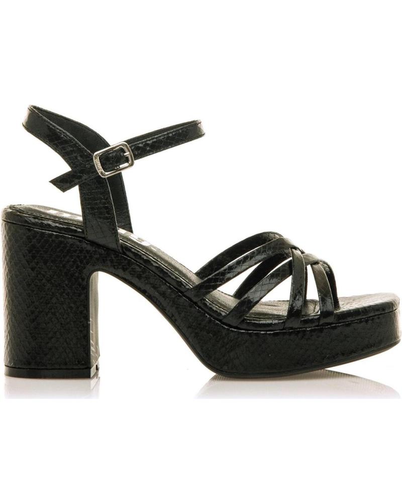 MTNG SANDALIAS DE TACON MUSTANG EN PARA MUJER NEGRO