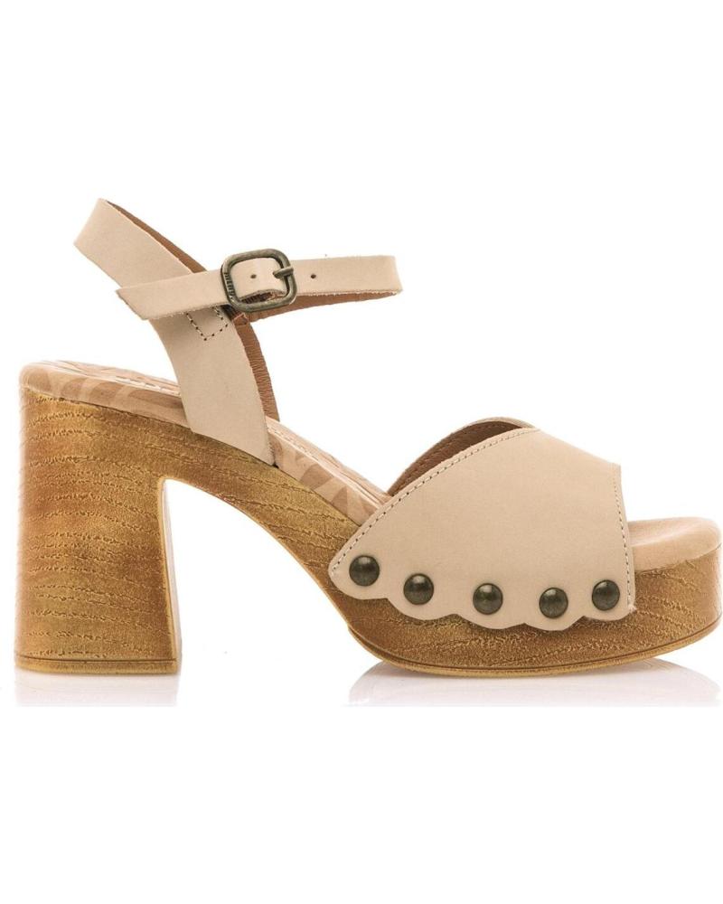 Sandalen für Damen MTNG SANDALIAS DE TACON DE MUJER 53903 SANDALIAS DE MUJER BEIGE