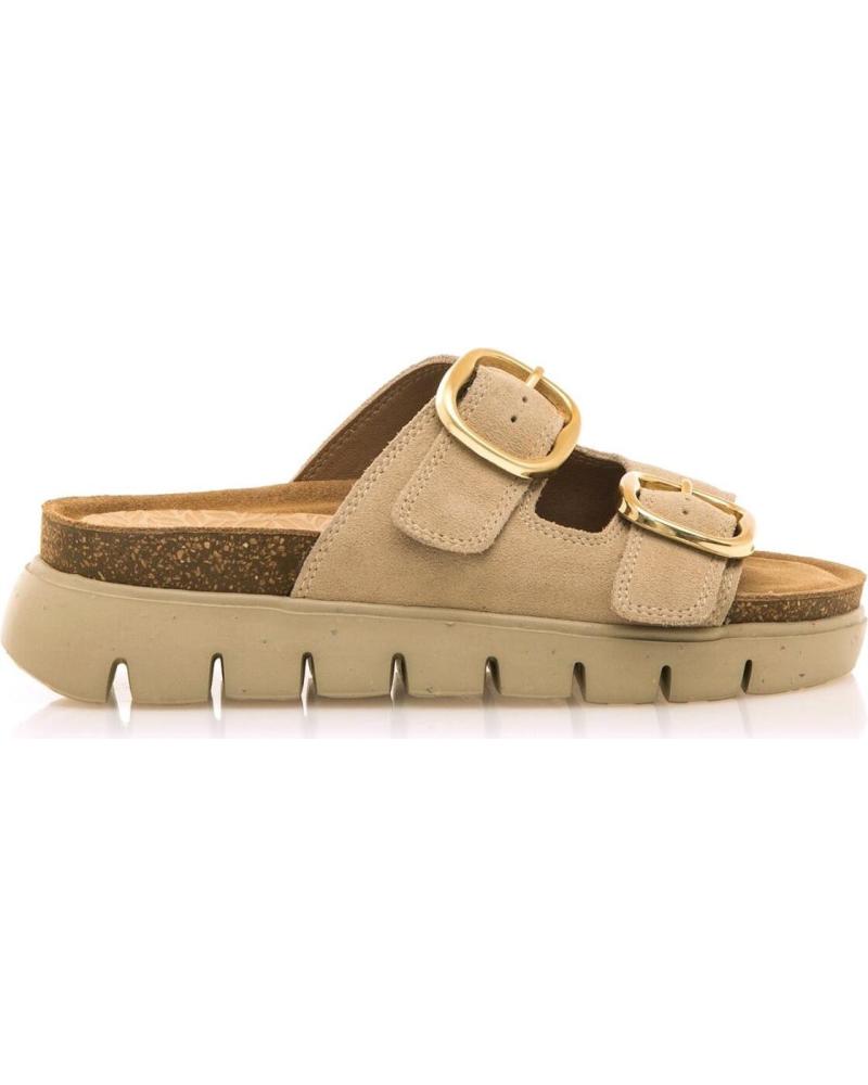 Sandálias de Mulher MTNG SANDALIAS PLANAS DE MUJER 54160 SANDALIAS BEIGE