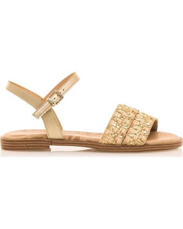 Sandalen für Damen MTNG 54136 C55828 SPECIAL RAFFIA BRAID ARENA - WOLD CHAMPAGNE