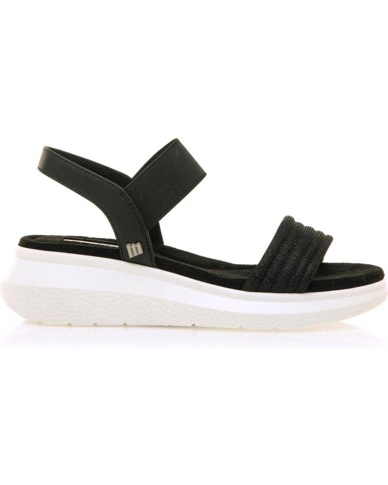 Woman Sandals MTNG SANDALIAS MUSTANG COTTON PARA MUJER EN COLOR NEGRO