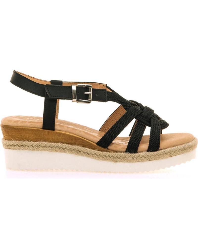 Sandali per Donna MTNG SANDALIA CUA PLANTA DE PIEL MUSTANG NEGRO