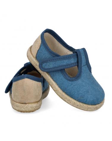 Scarpe per Bambino BUBBLE BOBBLE 244 PEPITOS LONA PETROLEO