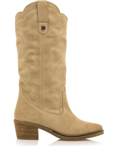 Botas de Mulher MTNG BOTAS DE TACON DE MUJER 53723 BOTAS BEIGE