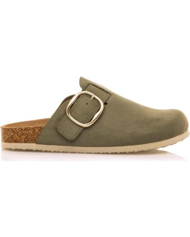 Sandales pour Femme MTNG ZAPATOS PLANOS DE MUJER 59551 ZUECO VERDE