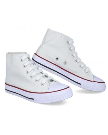 Sportivo per Bambina BUBBLE BOBBLE H-30-1 ZAPATILLAS ALTAS UNISEX BLANCO