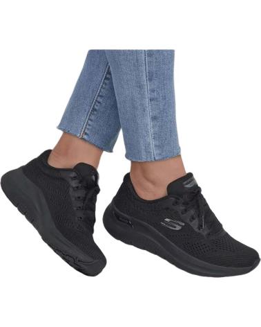 Deportivas de Mujer SKECHERS ZAPATILLAS ARCH FIT NEGRO