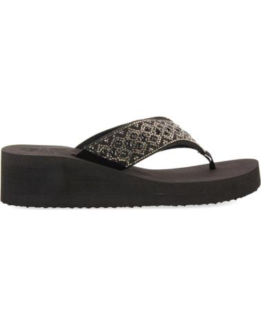 Flip-Flops-De-Mujer-GIOSEPPO-SANDALIA-CASUAL-DE-TELA-CON-CUNA-DE-GOMA-NEGRO