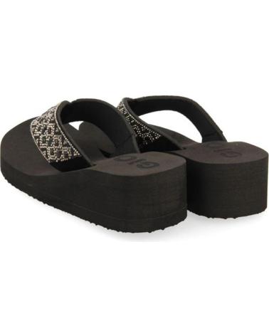 Flip-Flops-De-Mujer-GIOSEPPO-SANDALIA-CASUAL-DE-TELA-CON-CUNA-DE-GOMA-NEGRO