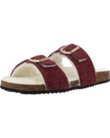 Pantufas de Mulher GEOX ZAPATILLAS HOGAR MUJER MODELO D BRIONIA COLOR BURDEOS C7357